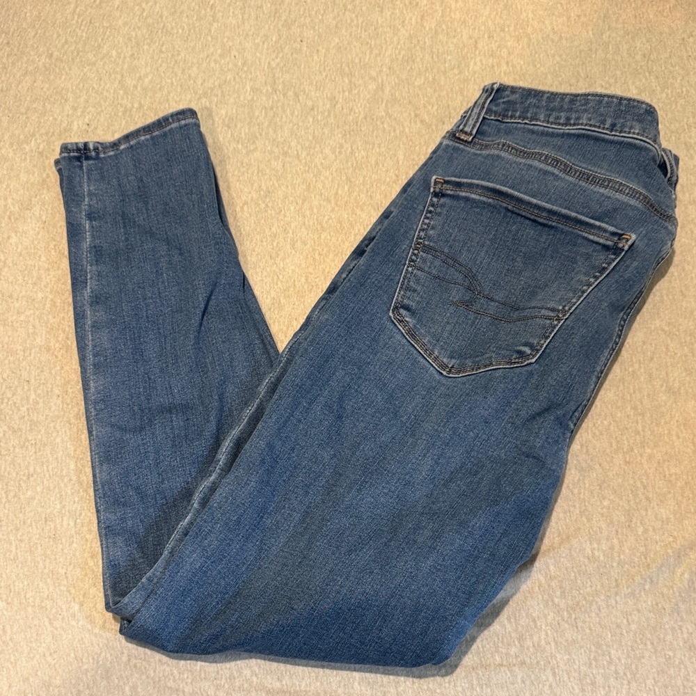 American Eagle Outfitters Blue Women's Jeggings Short